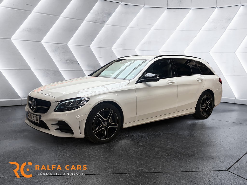 Mercedes-Benz C 200 d AMG Night Edition Kamera Navi Dragkrok