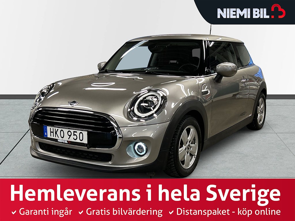 MINI Cooper 3-dörrars DCT Pepper II Låg skatt/M-värm/S&V-däck