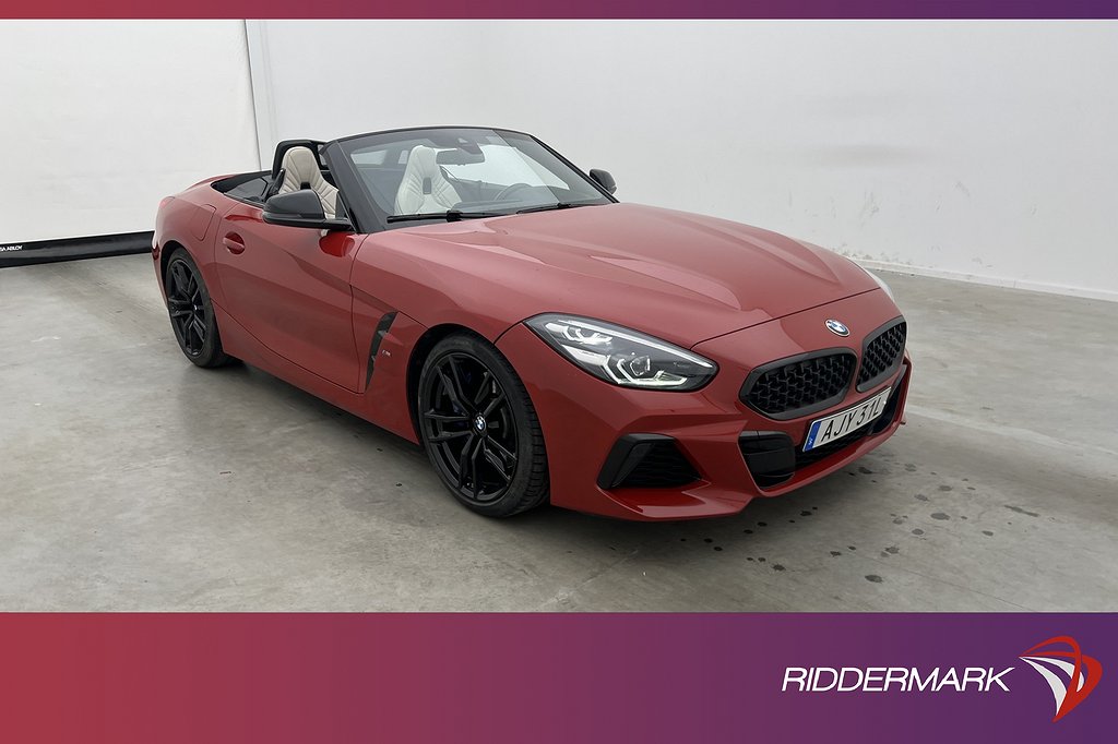 BMW Z4 M40i 340hk Adaptivt-Chassi HiFi HUD Navi MOMS