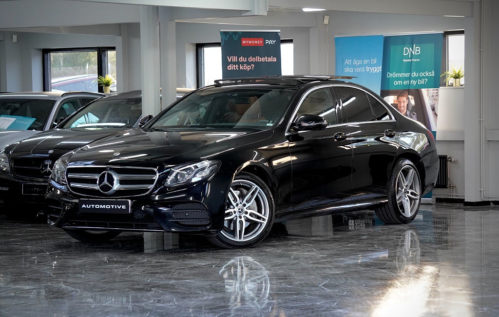 Mercedes-Benz E 220 d 4MATIC 194hk AMG Line Pano 360° Drag