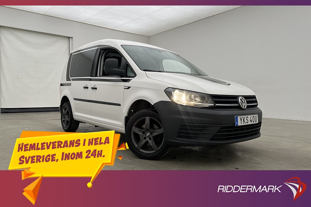 Volkswagen Caddy 1.4TSI Värmare Farthållare Bluetooth Moms