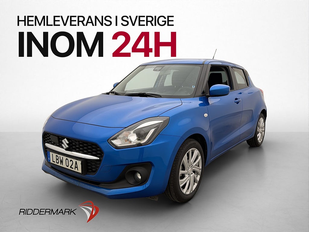 Suzuki Swift 1.2 83hk Backkamera CarPlay Adaptiv-Fart