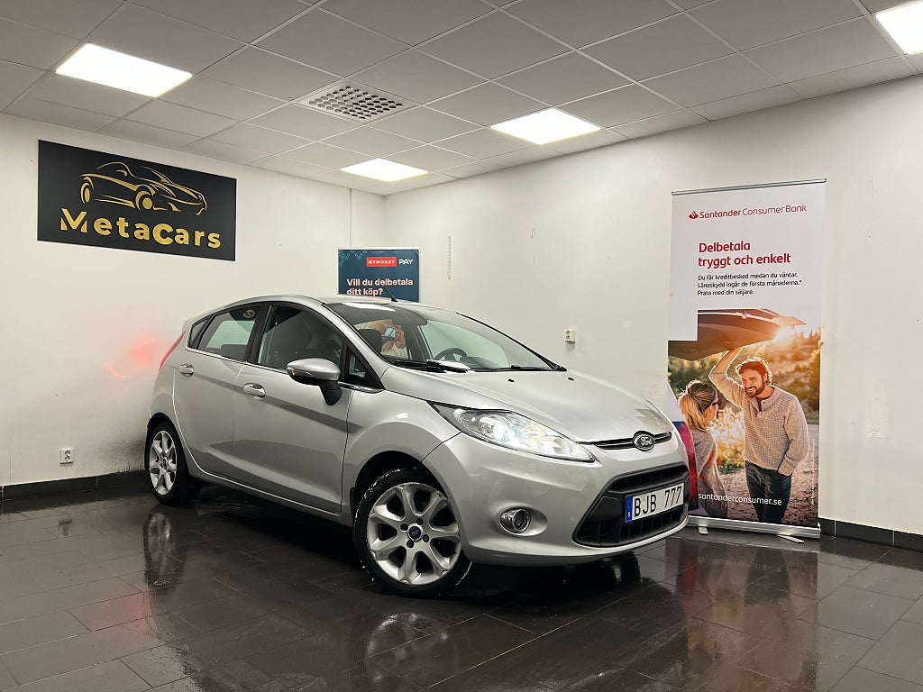 Ford Fiesta 5-dörrar 1.25 Titanium 82hk|Nyserv|2 Ägare|Nybesiktad
