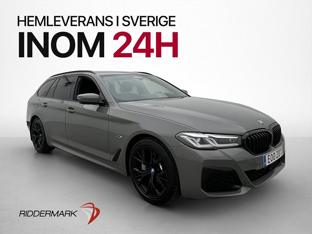 BMW 530e xDrive M-Sport Dragkrok Kamera Skinn HUD CarPlay