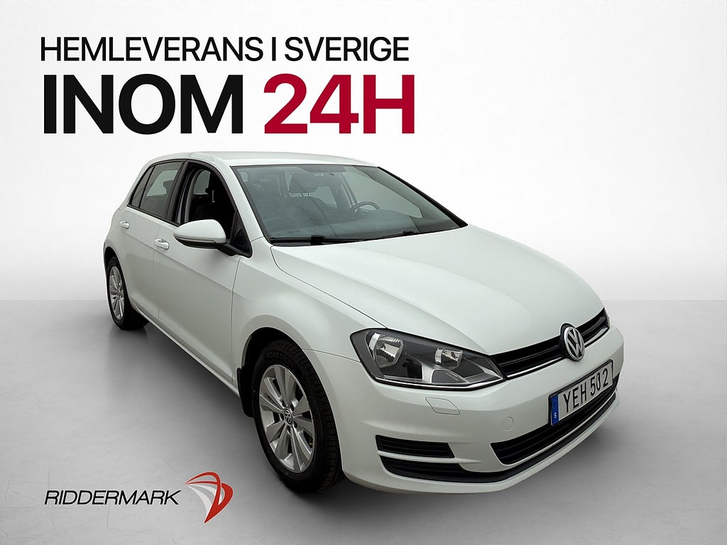Volkswagen Golf 1.2 TSI Adaptiv-fart A-CarPlay 0.49 l/mil