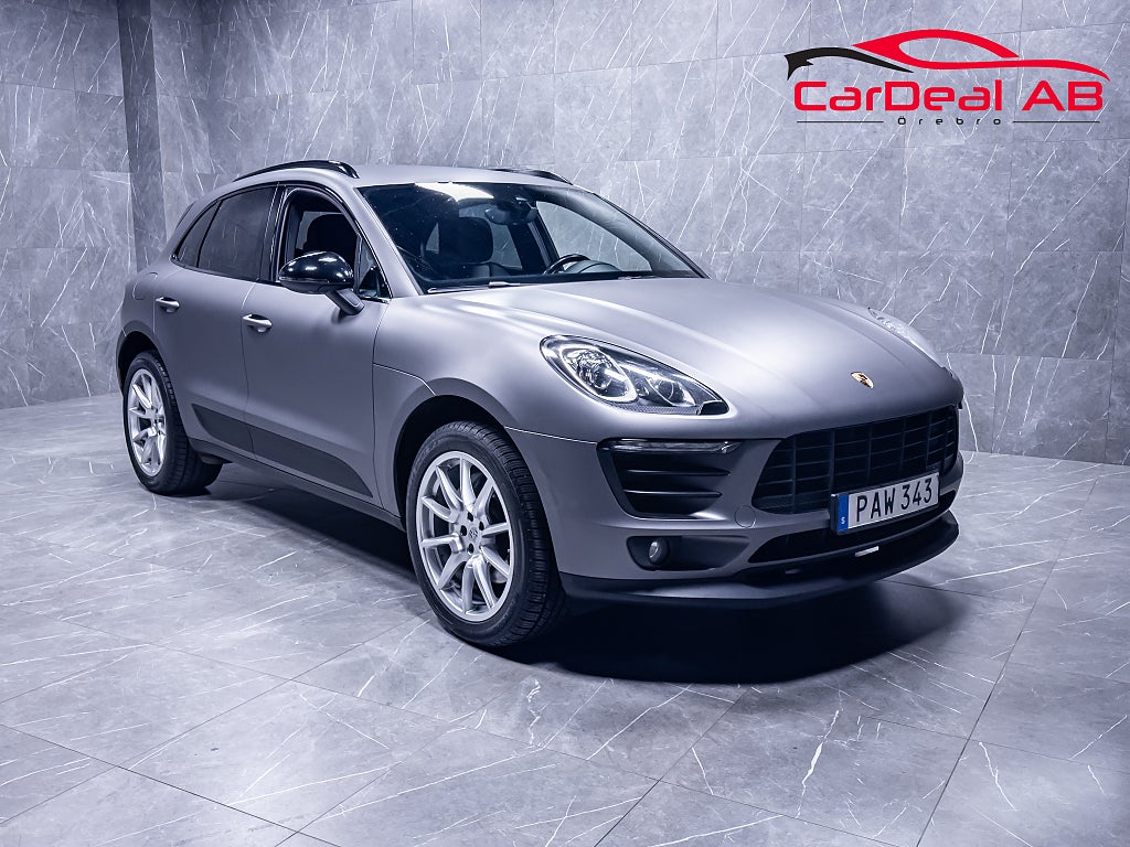 Porsche Macan S Diesel PDK AWD 258hk Värmare 14-Vägs Kamera Läder