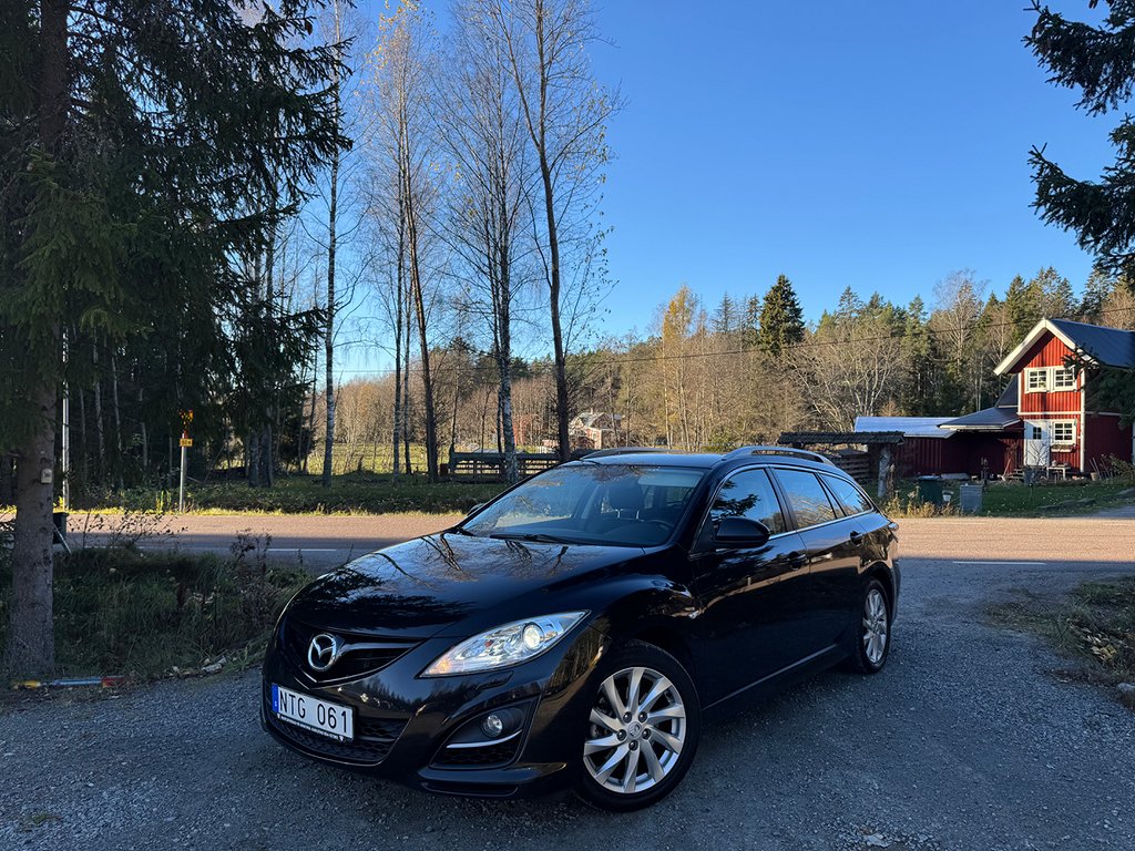 Mazda 6 Wagon 2.2 MZR-CD, Nybesiktigad, Nyservad 