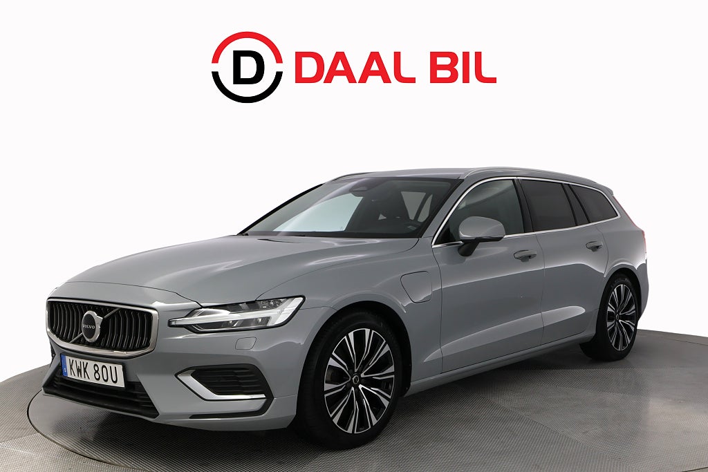 Volvo V60 RECHARGE T6 AWD 350HK CORE BRIGHT DRAG B-KAM VÄRM NAVI