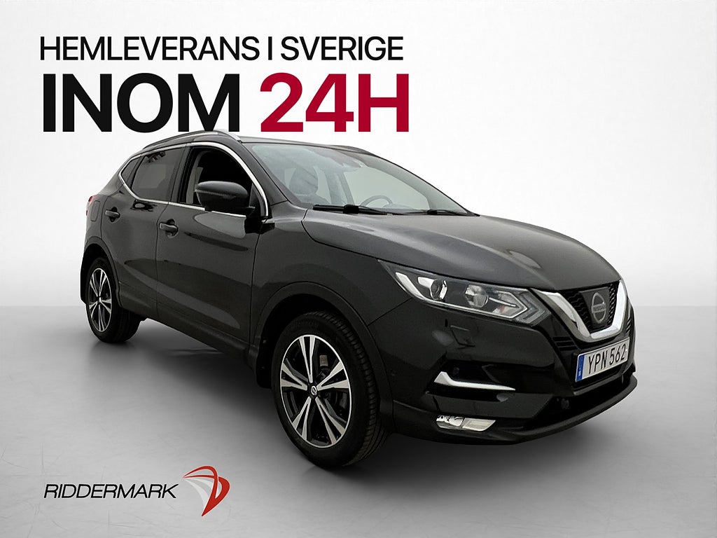 Nissan Qashqai 1.2 115hk Acenta Plus Pano M/K-Värm 360° Navi