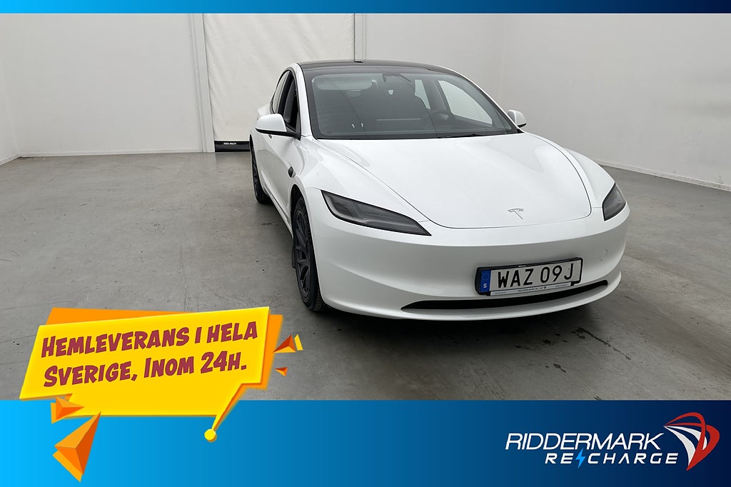 Tesla Model 3 Long Range AWD Pano Autopilot Svensksåld