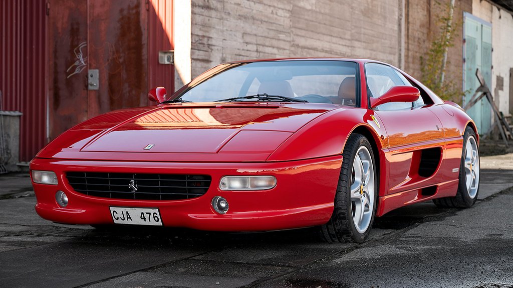 Ferrari F355 har genom åren körts 6 550,9 mil. Foto: Collecting Cars 