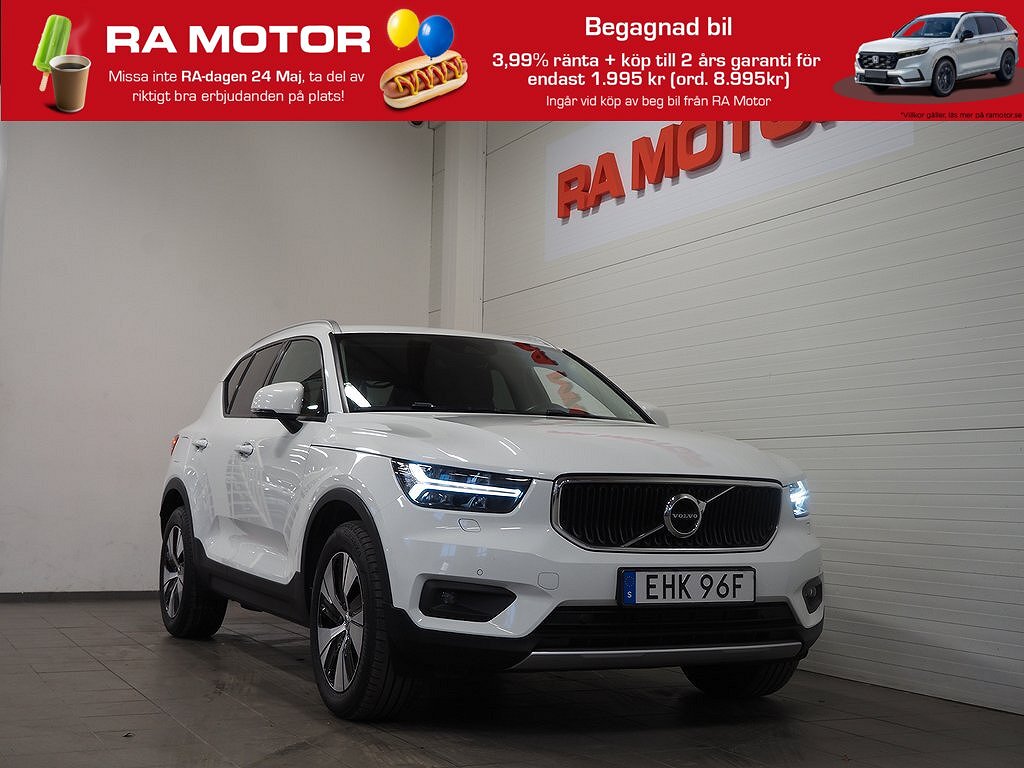 Volvo XC40 T4 AWD 190hk Momentum |Skinn|Kamera|Navi|VOC| 2020