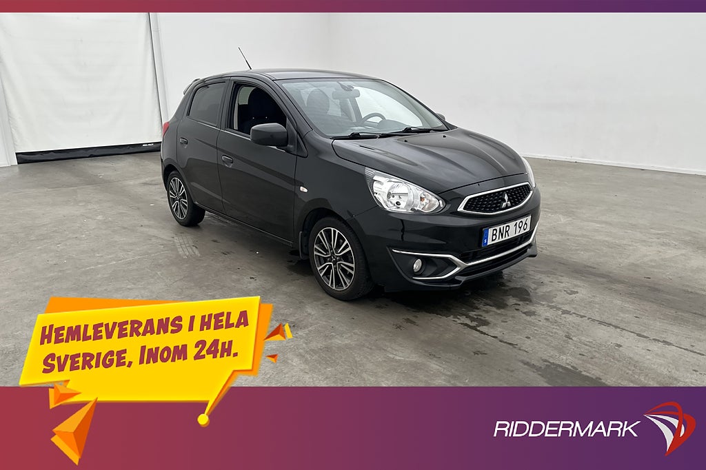 Mitsubishi Space Star 1.2 80hk Komfort Farthållare 0,45l/Mil