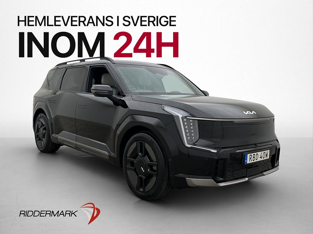 Kia EV9 AWD GT-Line 360° 6-Sits HuD Meridian Pano Skinn Drag