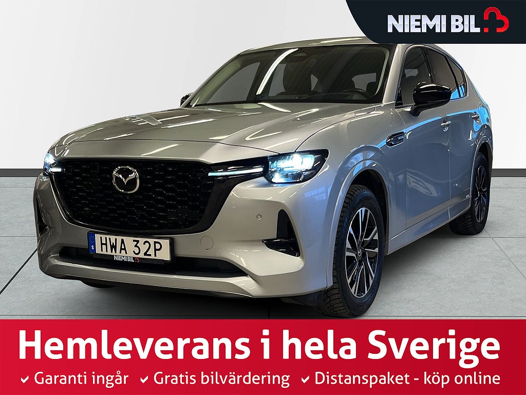 Mazda CX-60 PHEV HOMURA Drag/360-Kamera/BOSE/SoV-Däck/Elstol/Skinn