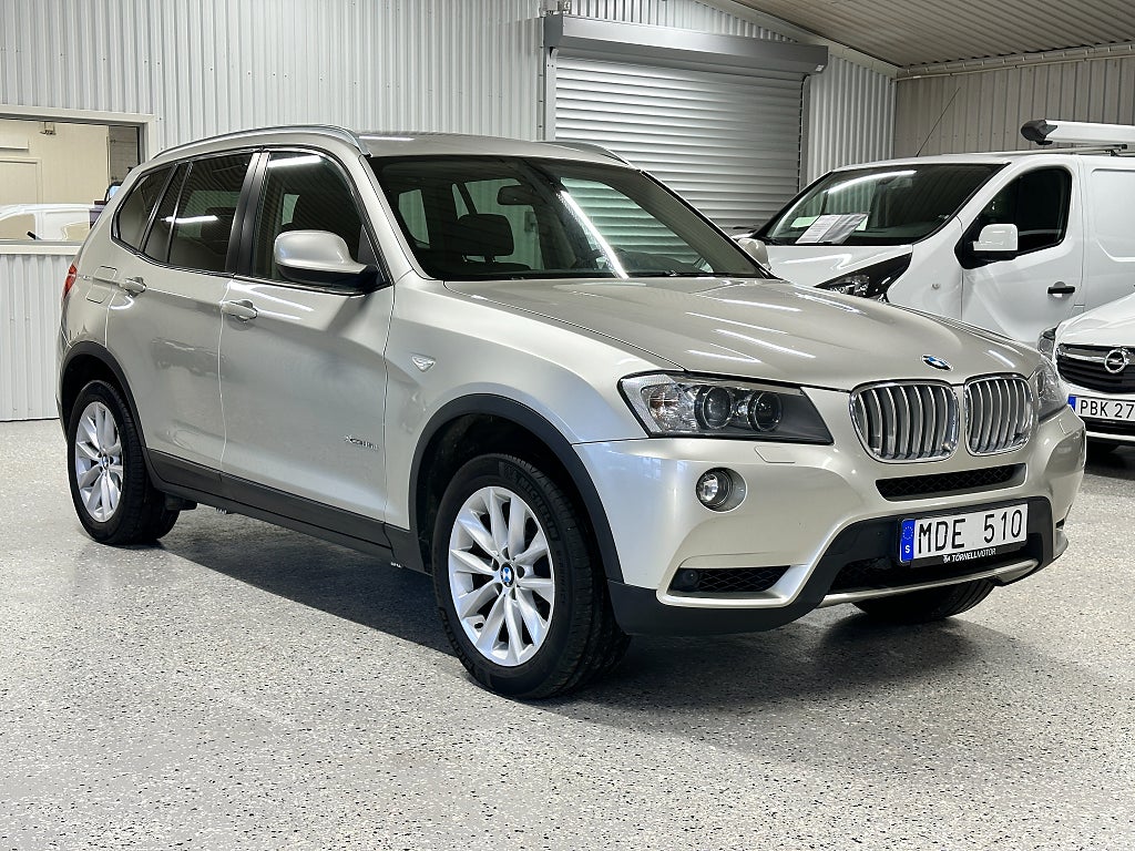 BMW X3 xDrive35d Steptronic Euro 5 El-dragkrok Panorama SÅLD*