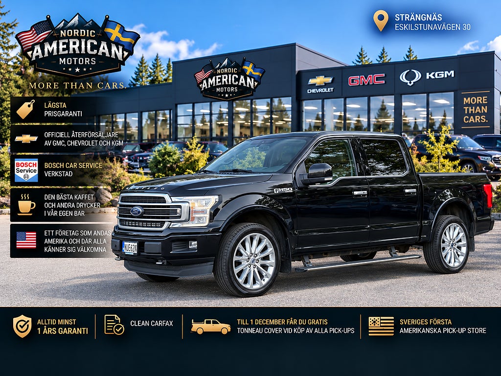 Ford F-150 Limited SuperCrew 3.5 V6  RAPTOR - Massage-Skinn-B&O