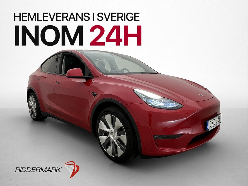 Tesla Model Y Long Range AWD Svensksåld Panorama Värmepump