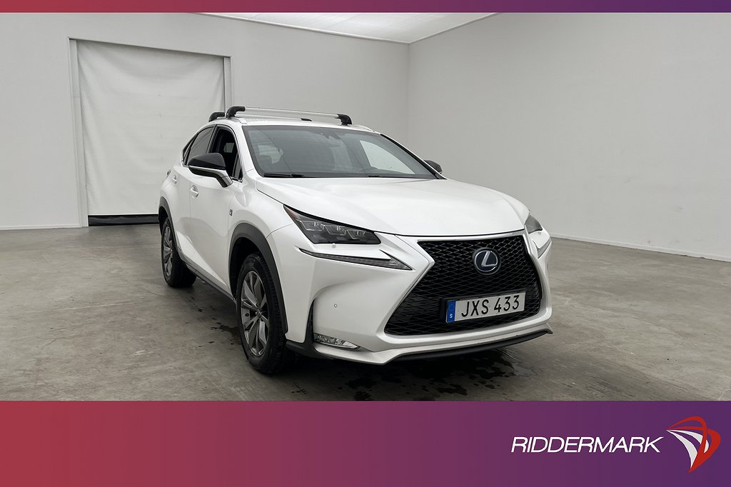 Lexus NX 300h AWD 197hk F Sport Takräcke Kamera Navi Drag