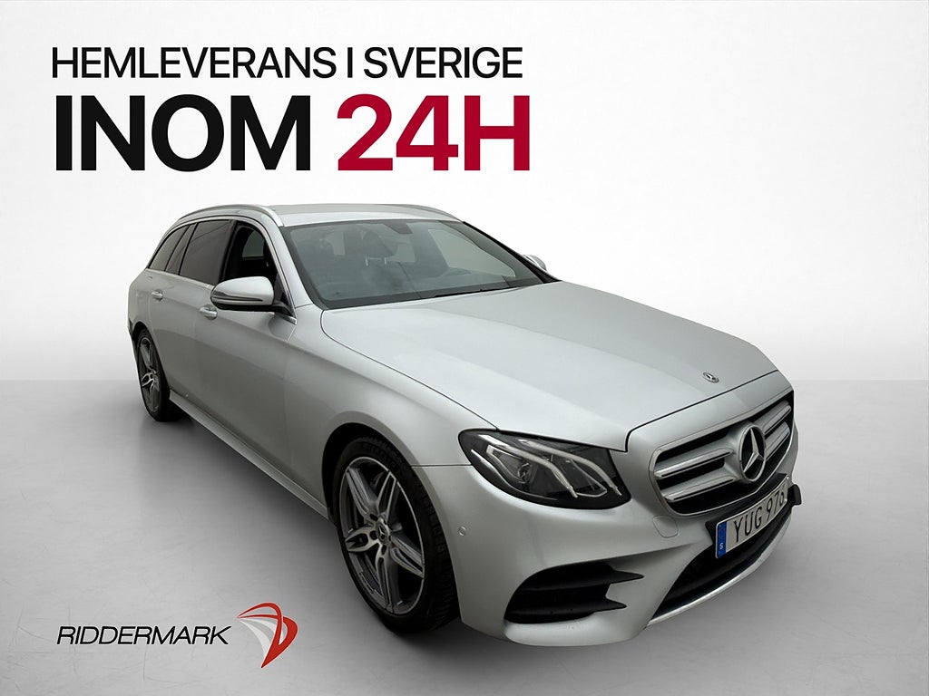 Mercedes-Benz E 200 T 4M AMG Line Burmester Wide Värm Drag