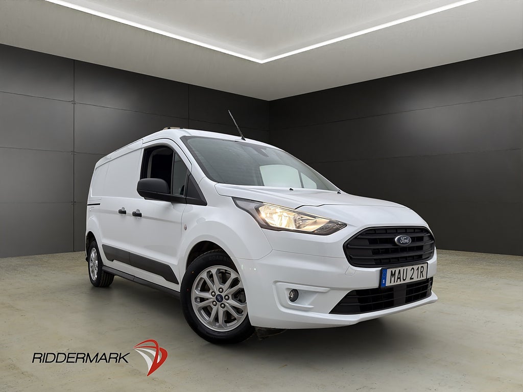 Ford Transit Connect LWB Värmare Drag B-Kamera CARPLAY Moms