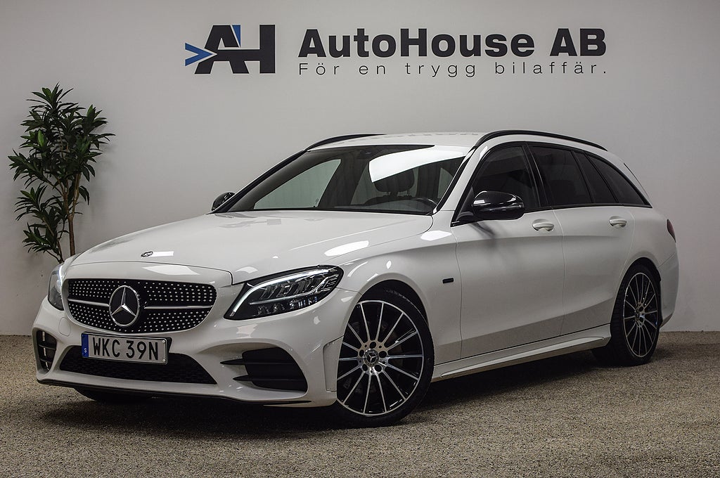 Mercedes-Benz C 300 T de AMG Luftfjädring B-kamera CarPlay Drag