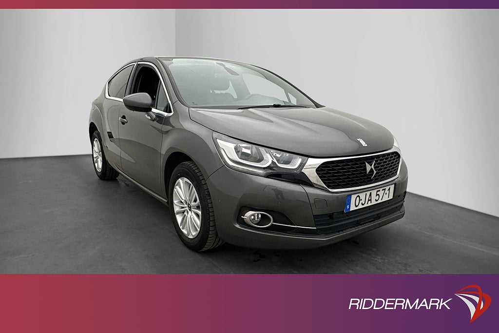 DS 4 1.6 BlueHDi Värmare Skinn/Alcantara Kamera Navi CarPlay