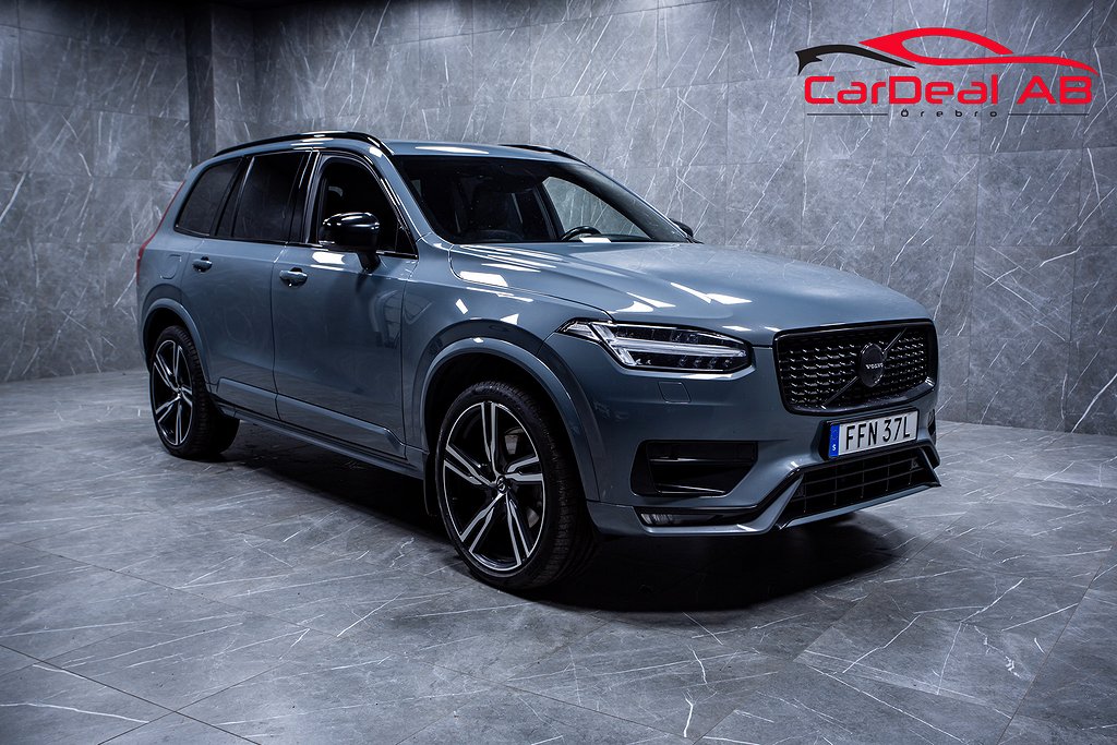 Volvo XC90 B5 AWD R-Design 7-Sits H/K Luftfjädring Se Spec