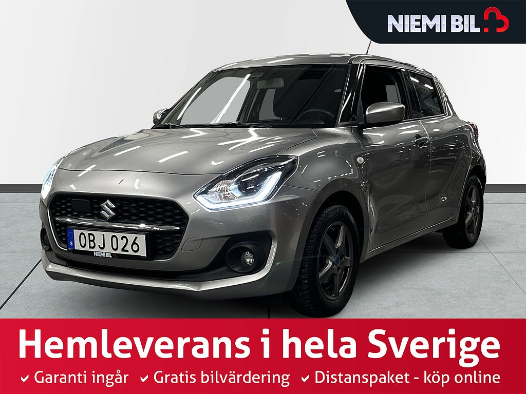 Suzuki Swift 1.2 CVT S&V-hjul/Kamera/AdaptivFart/Carplay/MOMS