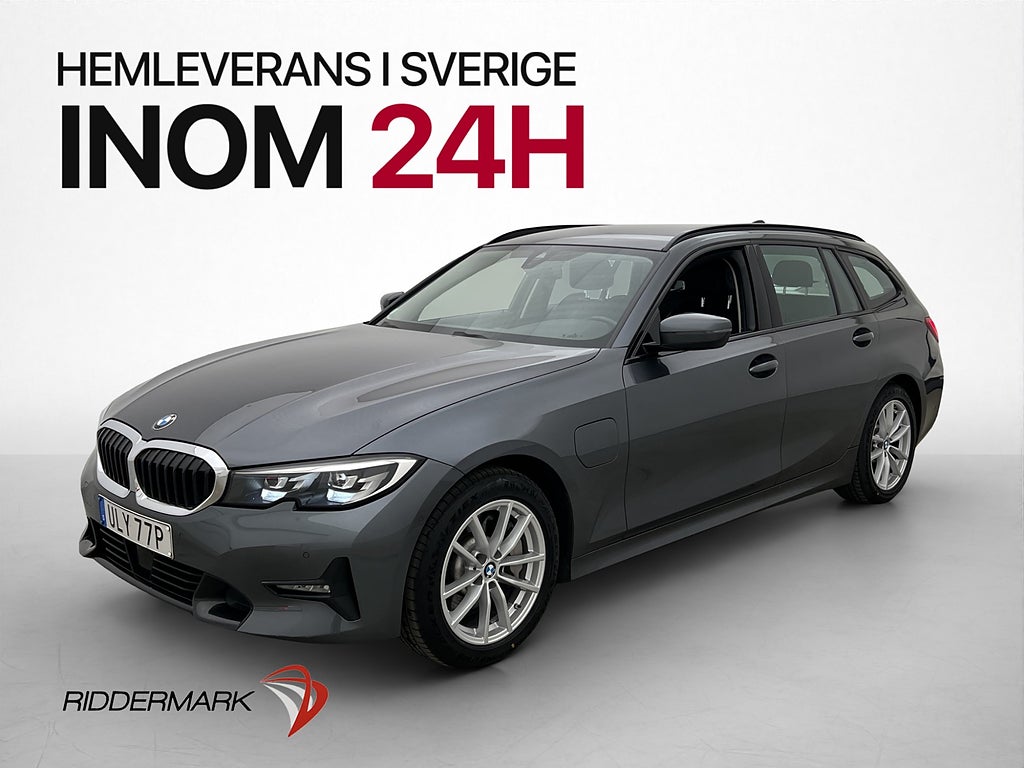 BMW 330e 292hk Sport line Kamera CarPlay Adaptiv MOMS Drag