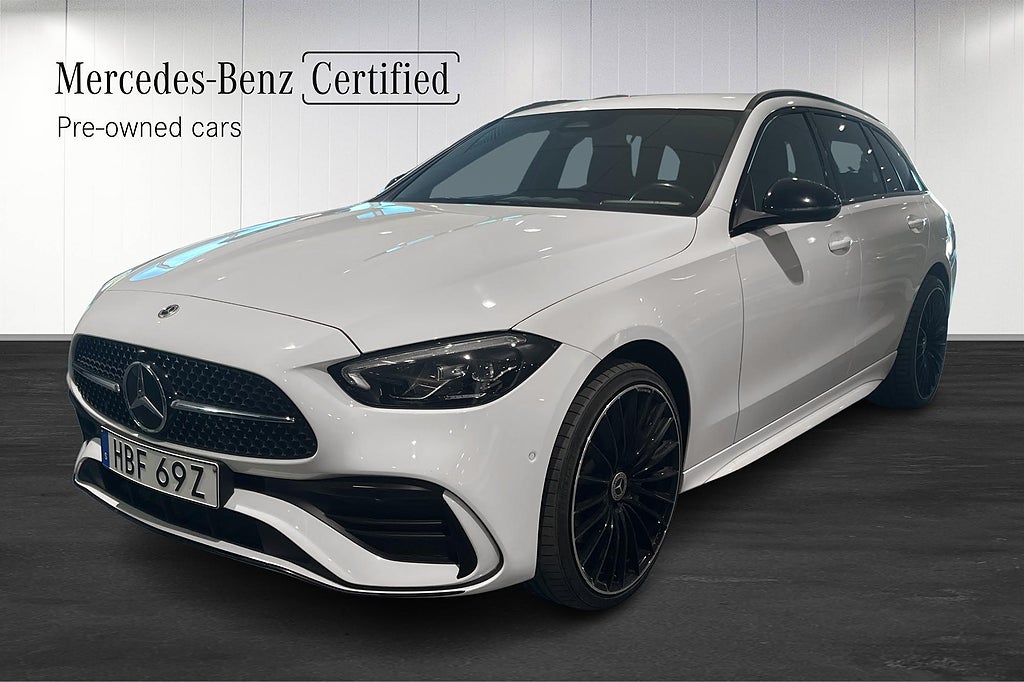 Mercedes-Benz C300 e T AMG Line BACKKAMERA//DRAG//FARTHÅLLARE//NIGHT-PACK