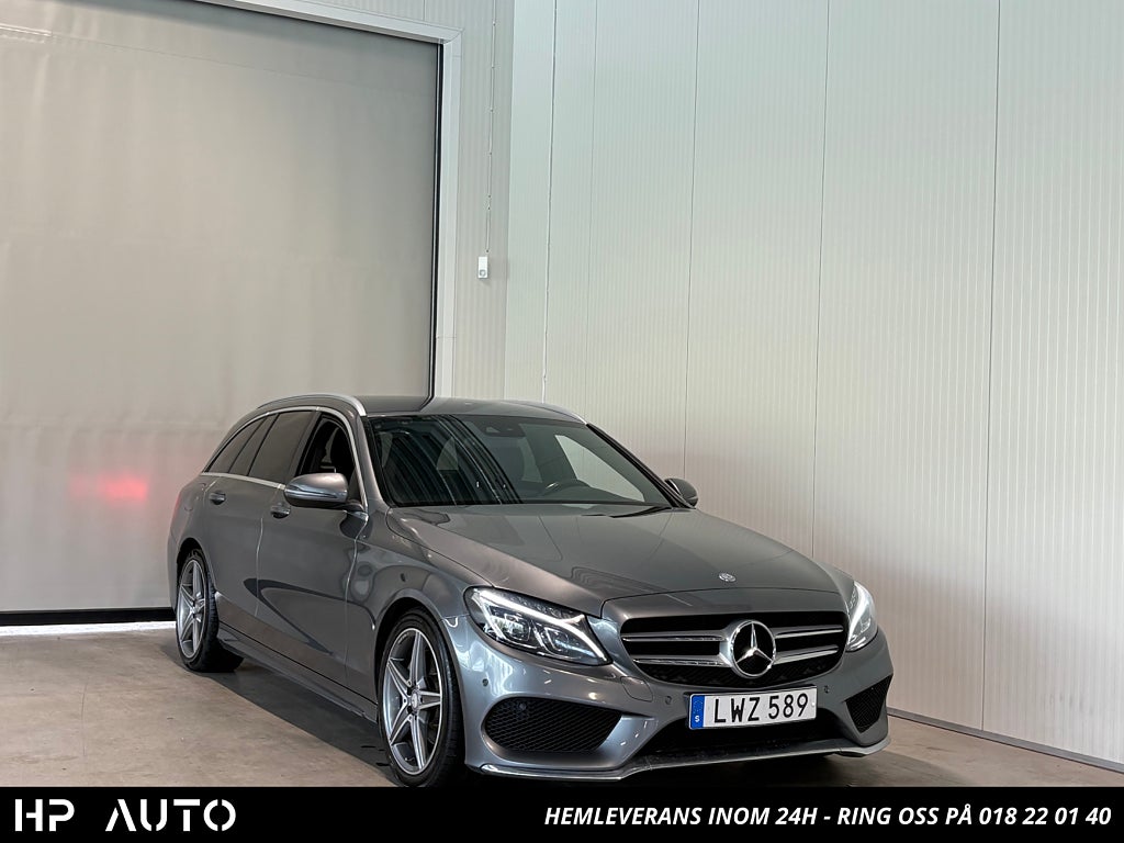 Mercedes-Benz C 220d AMG Drag D-Värm Burmester® Skinn Navi Kamera S&V