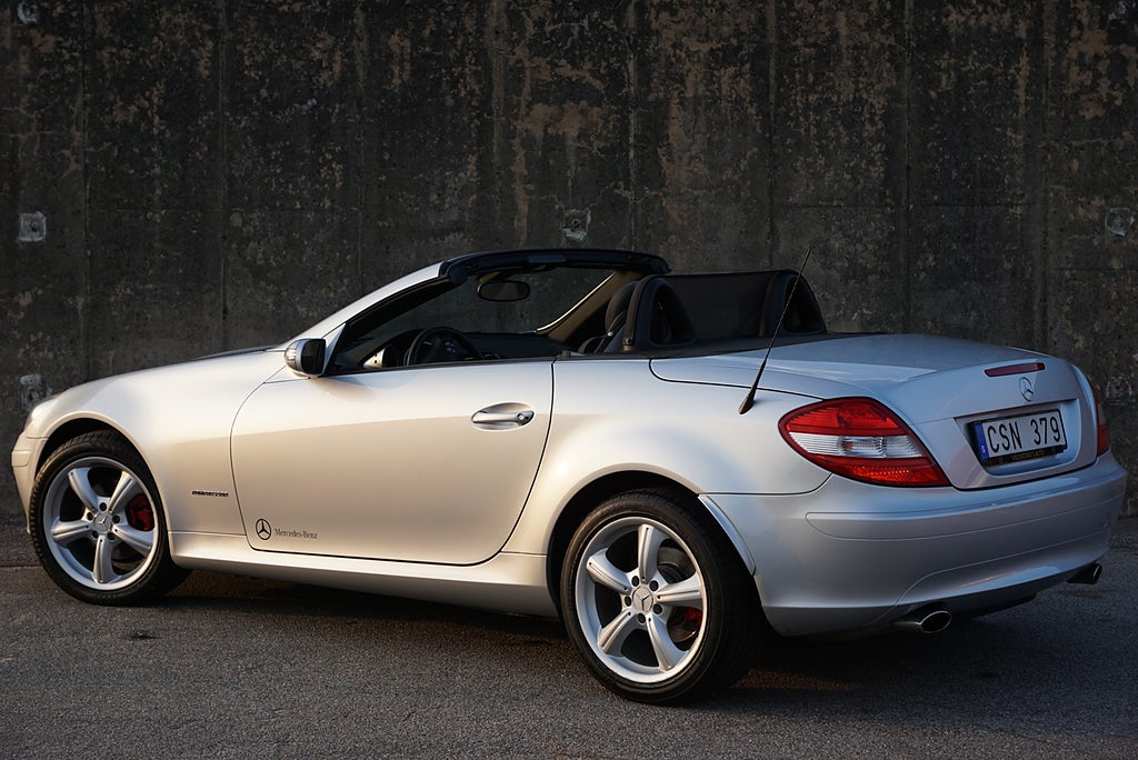 Mercedes-Benz SLK 200 Kompressor 163hk Cabriolet|Låga Mil|2-Ägare|