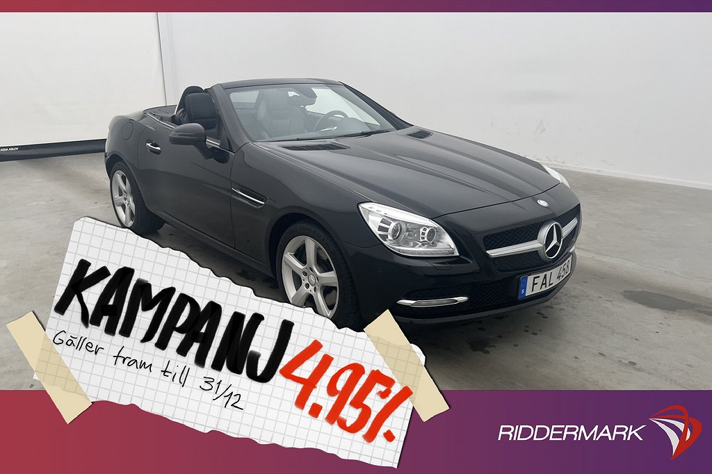 Mercedes-Benz SLK 250 Roadster 204hk H/K Sk 4,95% Ränta