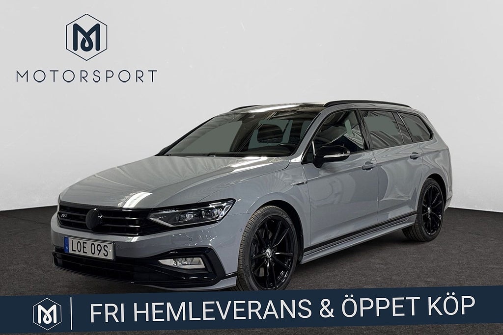 Volkswagen Passat Sportscombi R-line 240hk 4M GTS Värmare Drag Navi 