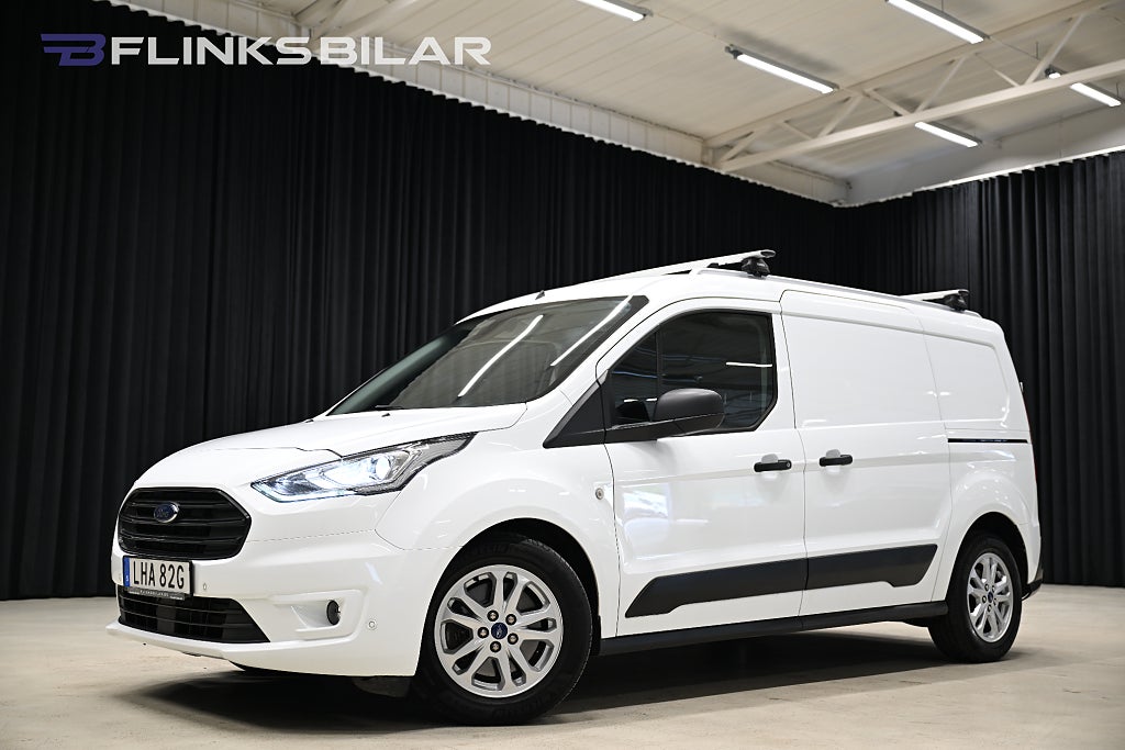Ford transit Connect 100HK L2|Dubbeldörr|Inredd|LED|Leasbar|SeUtr!!