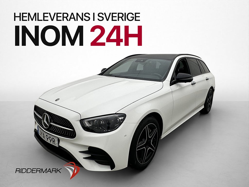 Mercedes-Benz E 300 T e 320hk AMG Wide P-Värmare 360° Drag