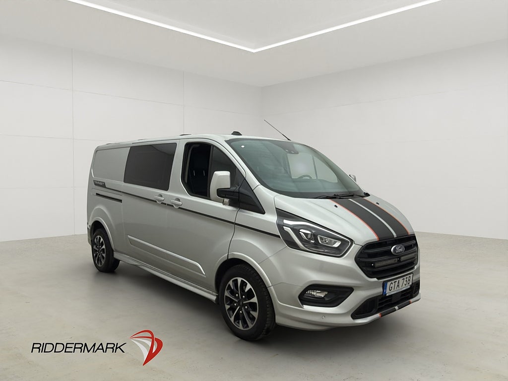 Ford transit-custom CrewVan Sport L2 Värm B-Kam CARPLAY Moms