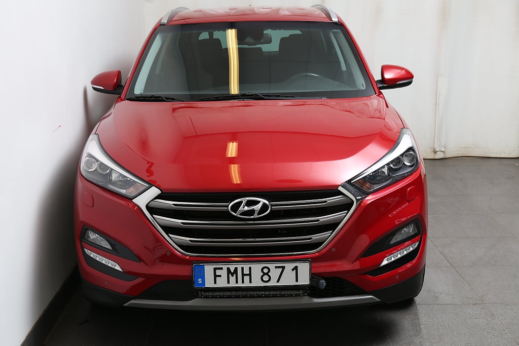 Hyundai Tucson 1,6 T-GDI 177hk ComfortPlus AWD Aut Motorv Dragkrok 2017