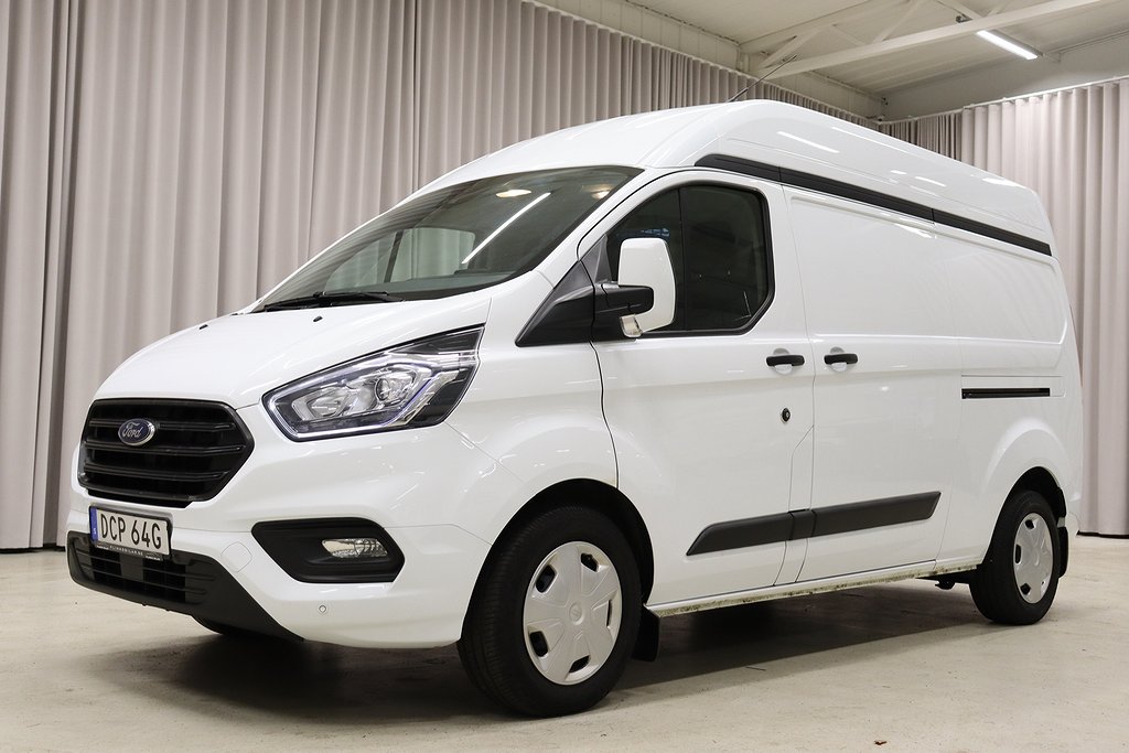 Ford Transit Custom 130HK L2H2 Högtak X2-Sidodörr Leasebar