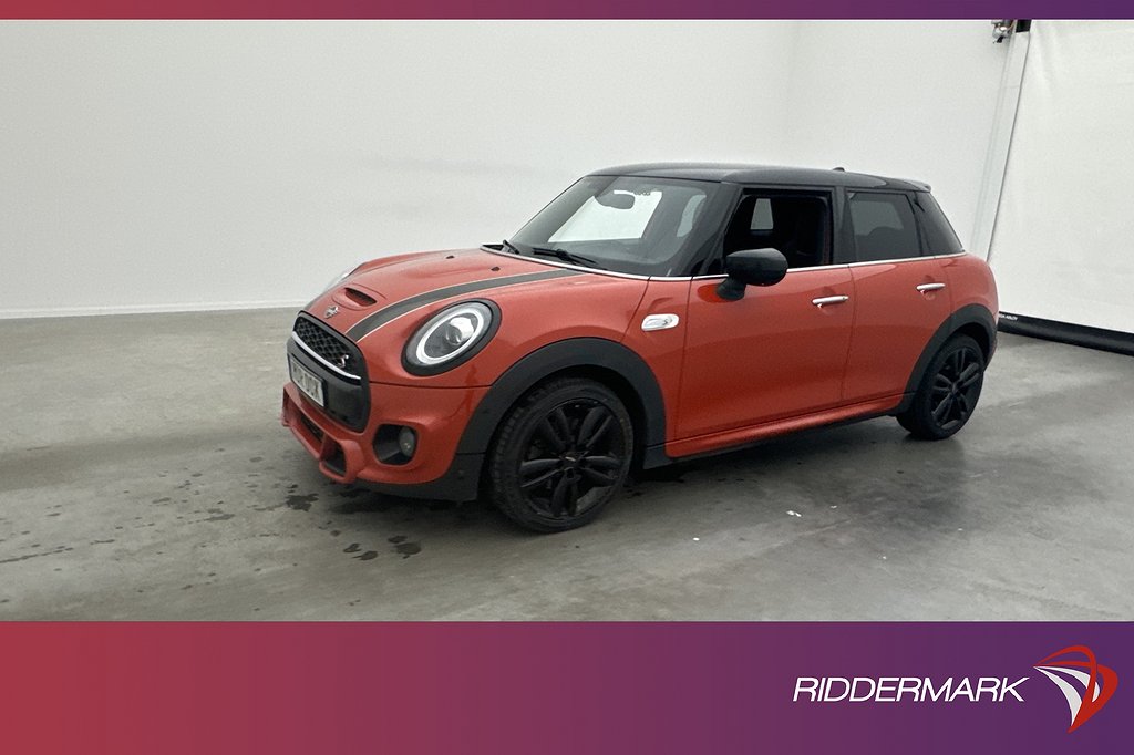 MINI Cooper S 5-dr 192hk JCW Sensorer Ambient Sportstolar