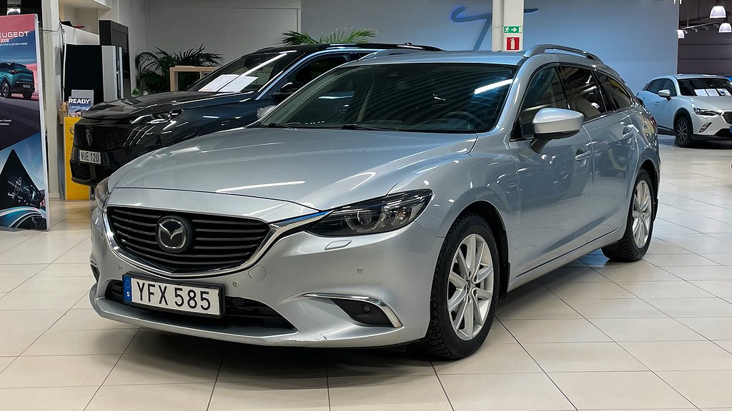 Mazda 6 WAGON 2,2DE 175HK AWD OPTIMUM Drag Värmare