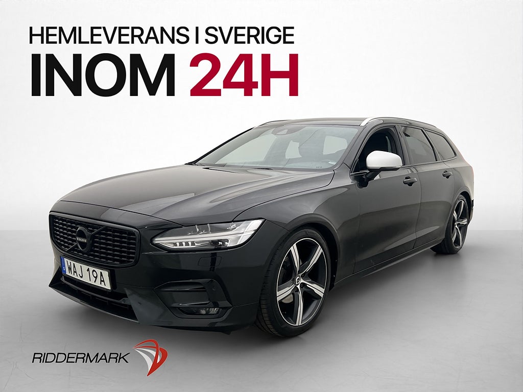 Volvo V90 D4 AWD R-Design Drag Kamera CarPlay Värmare Navi