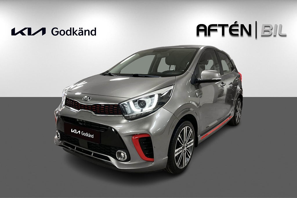 Kia Picanto  1.0 T-GDI GT-LINE KIA Godkänd Rattv,Carplay,B-kamera.