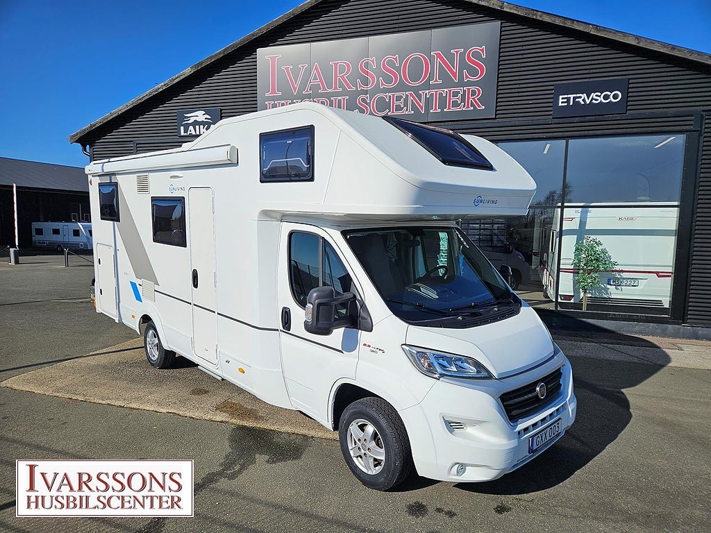 Sun Living A 75 DP / 6st bälte & sovplatser / AC Bodel / Ugn