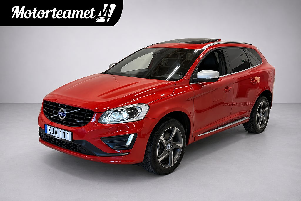 Volvo XC60 D4 AWD R-Design Pano GPS K-Rem Bytt VOC D-Värm Nyservad