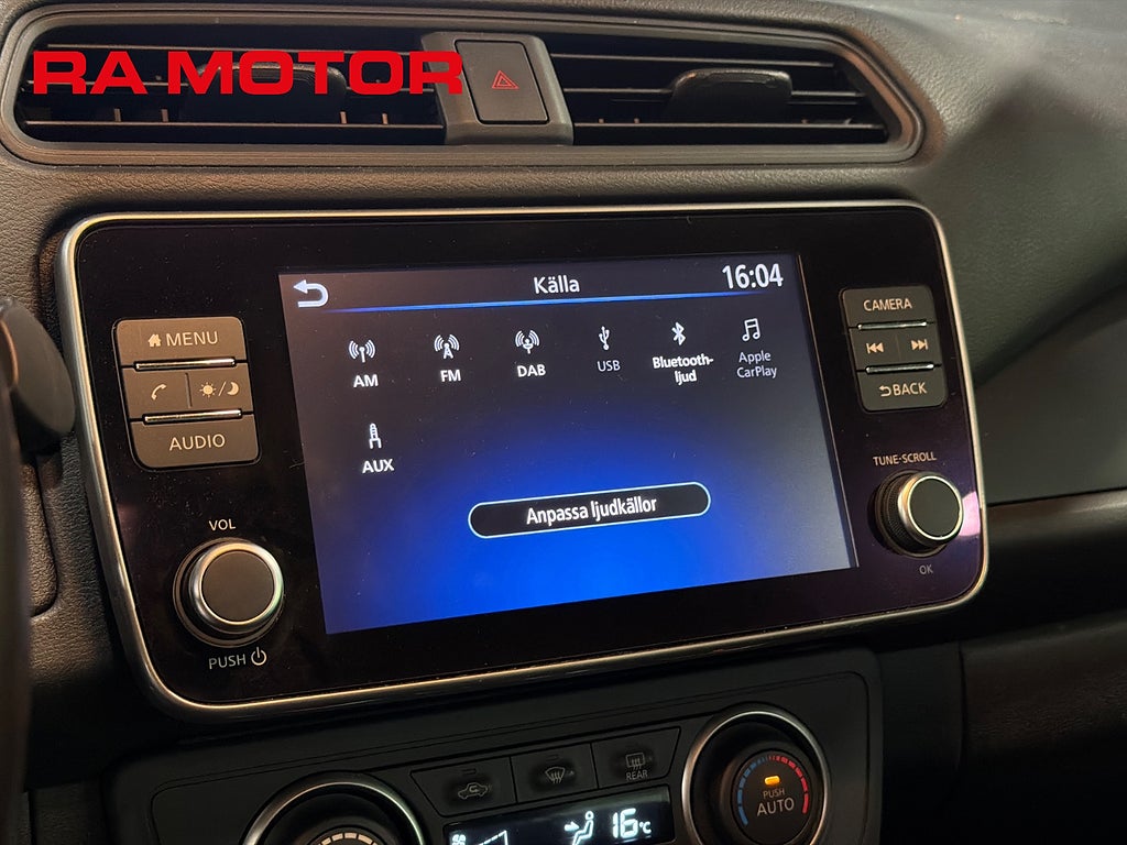 Nissan Leaf 40 kWh 150hk Acenta | Backkamera | Rattvärme | Moms 2023