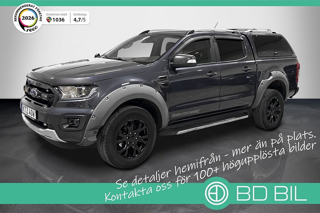 Ford ranger WILDTRAK DIESELVÄRMARE KÅPA BREDDAD DRAG LEASINGKALKYL