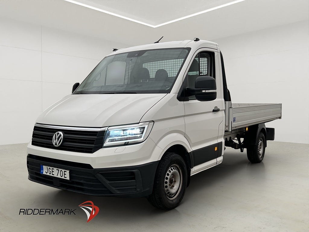 Volkswagen crafter 177hk FLAKBIL Värmare Drag CarPlay MOMS