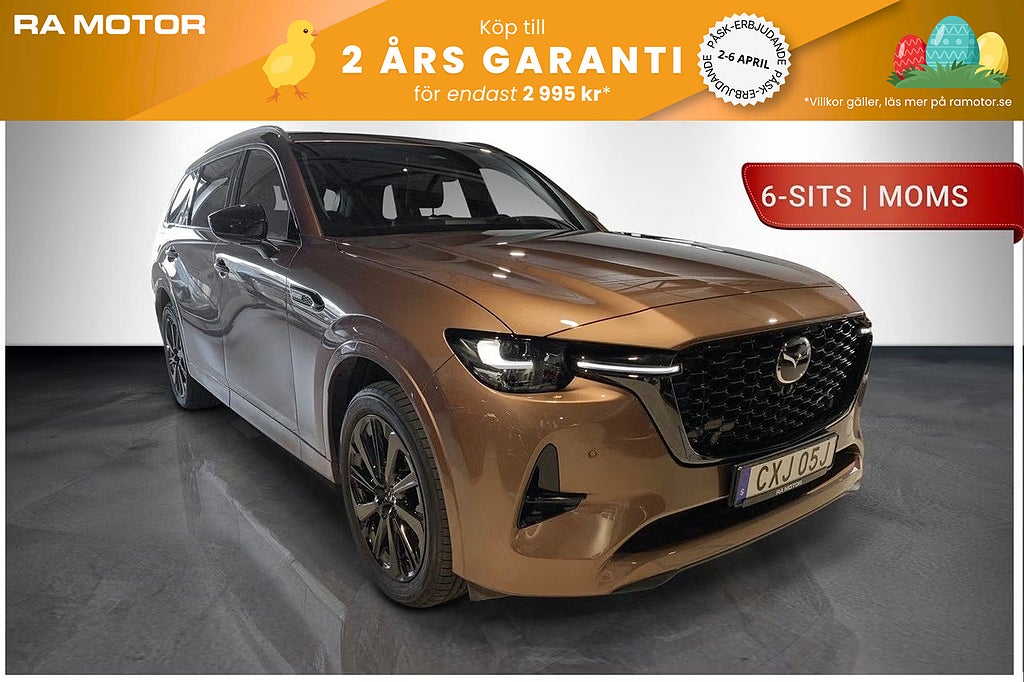 Mazda CX-80 PHEV | 6-Sits | HOMURA PLUS | MOMS/VAT DRAG|DEMO 2024